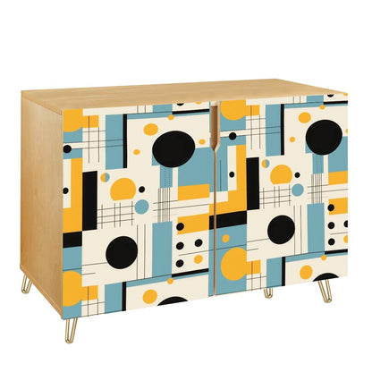 Mid Century Modern Bauhaus Designed Retro Side Board Storage Cabinet