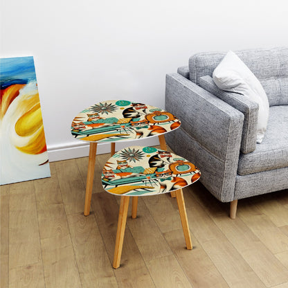 Kitschy Cats, Mid Century Modern Quirky Fun Nesting Tables - Mid Century Modern Gal