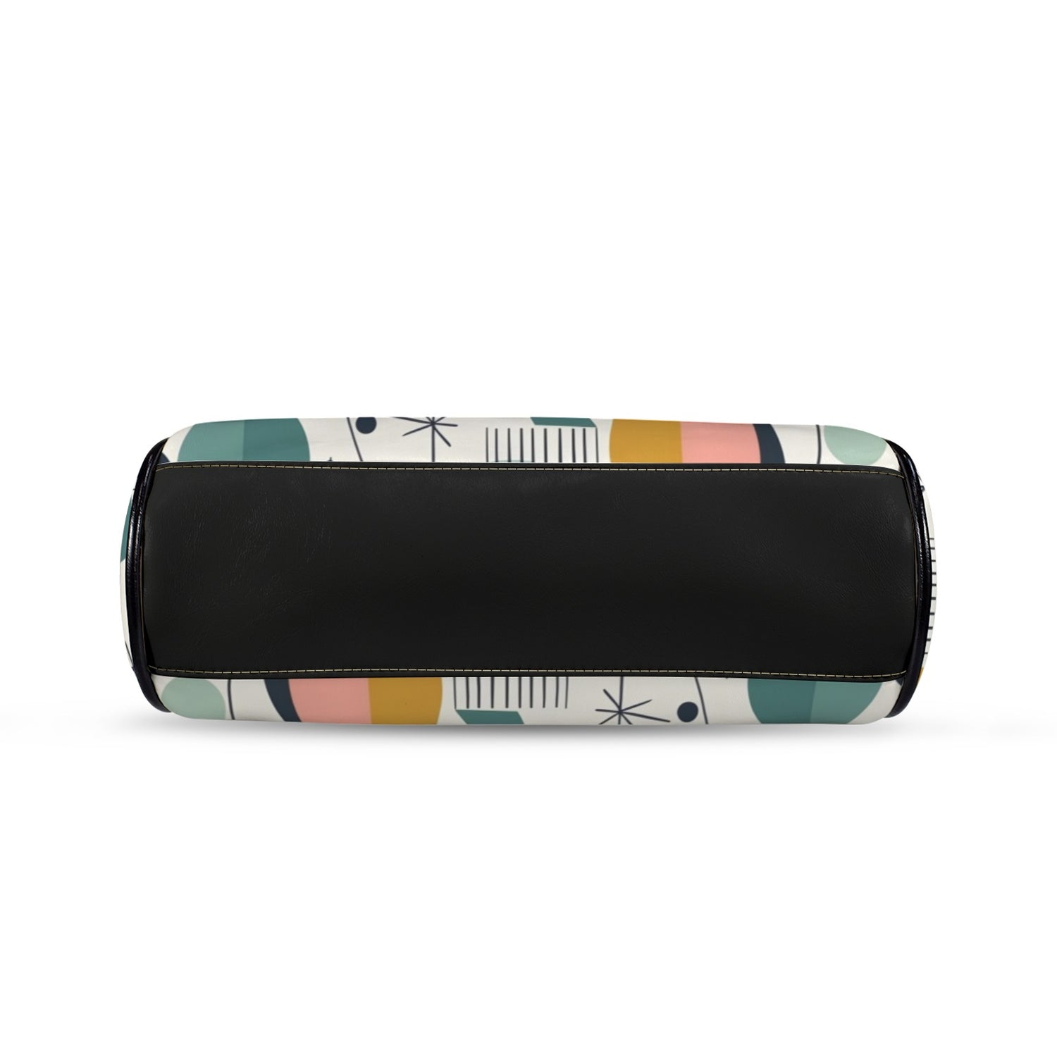 Modern Danish Scandinavian Designed Abstract Mid Century Modern Kisslock Crossbody Purse - Mid Century Modern Gal