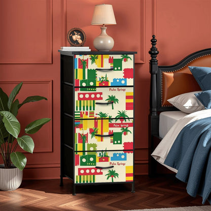 Mid Century Modern Old Palm Springs California Retro Mod 4-Drawer Dresser - Mid Century Modern Gal