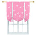 Atomic Pink Boomerang Retro Mod Tie Up Curtain - Mid Century Modern Gal