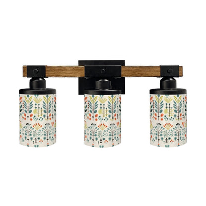 Scandinavian Modern Danish Floral Vanity Light Fixture - Mid Century Modern Gal