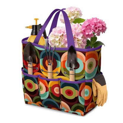 Retro Groovy Mod Space Orb Designed Mid Century Modern Garden Tool Bag - Mid Century Modern Gal