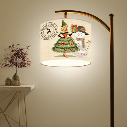 Arc Floor Lamp Shade with Ring (Made in USA) - Mid Century Modern Gal