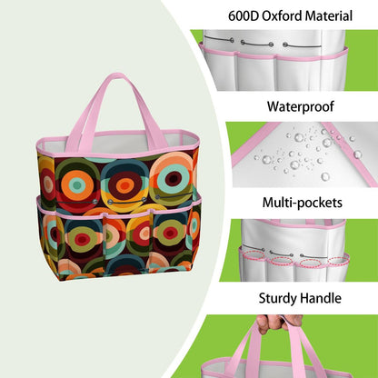 Retro Groovy Mod Space Orb Designed Mid Century Modern Garden Tool Bag