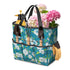 Chinoiserie Floral Teal Green White Elegant Garden Tool Bag - Mid Century Modern Gal