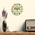 Mid Century Modern Atomic Fransican Starburst Retro MCM Acrylic Wall Clock Home Decor 10.75&