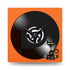 Atomic Cat, Groovy Vinyl Record Collector, Mid Mod Acrylic Wall Clock Home Decor 10.75&