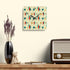 Mid Century Modern Atomic Fransican Starburst Retro MCM Acrylic Wall Clock Home Decor 10.75&