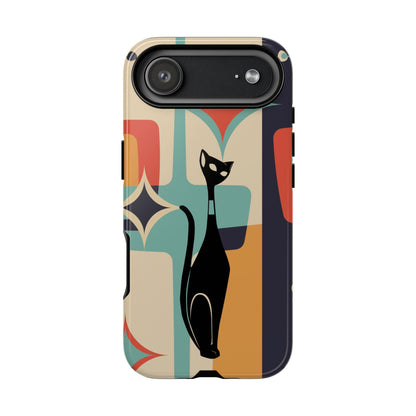 Atomic Cat, Sexton Cat, Mid Mod, Retro Geometric, Starburst Tough Phone Cases