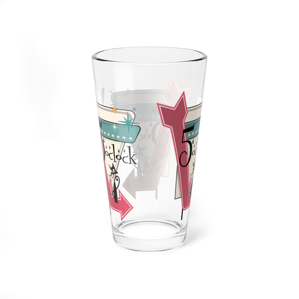 Atomic Cat Retro Barware, 50s Kitschy Palm Springs Cali Cocktail Party MCM Glassware