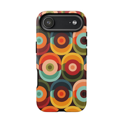 Retro Groovy Space Orb, Funky Fun Tough Phone Case