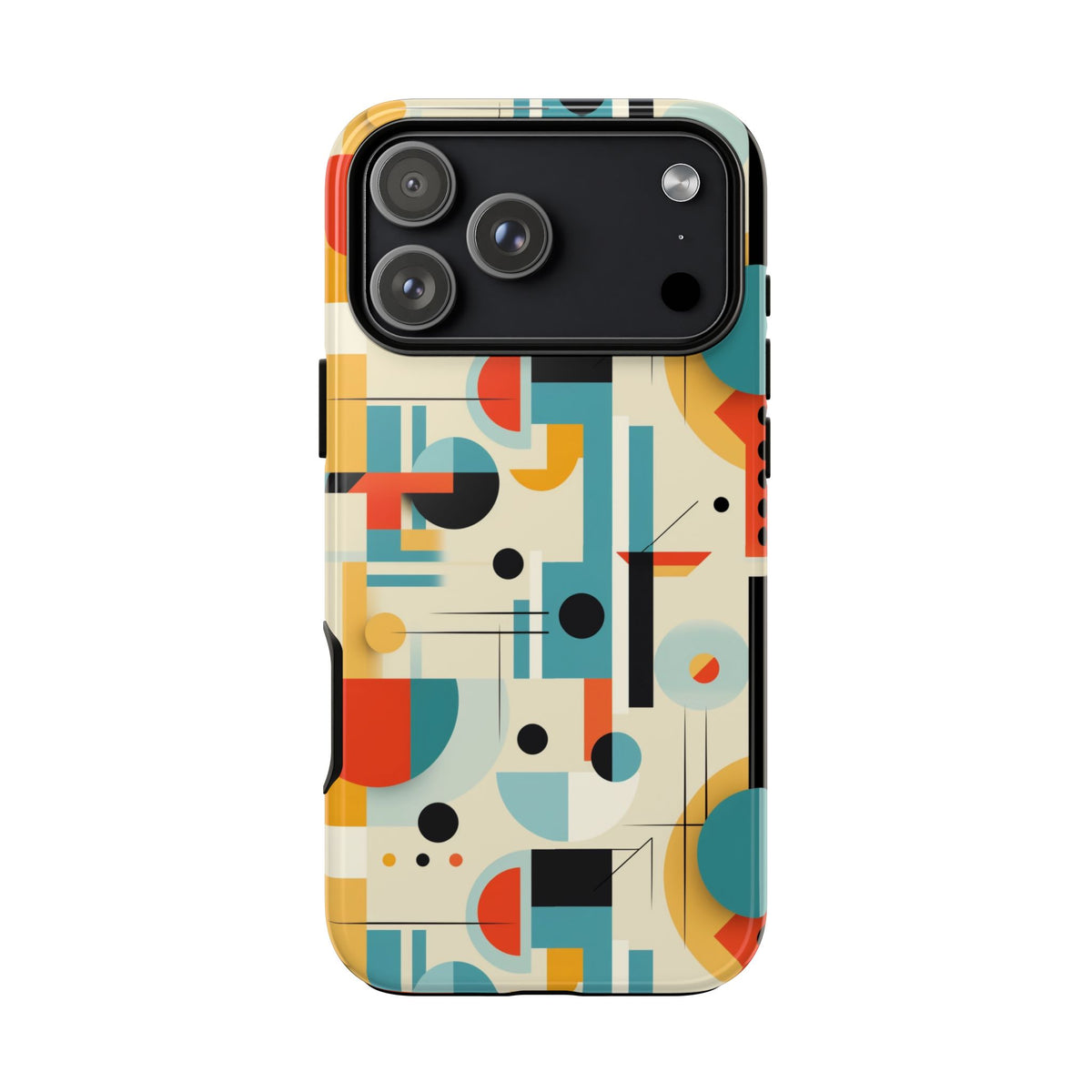 Bauhaus Designed Mid Mod Geometric Groovy Smart Phone, iPhone, Samsung, Pixel Compatible Tough Cases