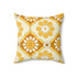 Daisy Flower Power Groovy 70s Retro Pillow Cover And Insert - Mid Century Modern Gal