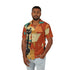 Retro Atomic Cat Bowling Shirt Funky Fun Vintage Bowling Cat Design - Mid Century Modern Gal
