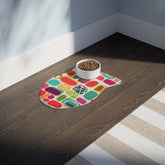 Mid Century Modern Amoeba Design, MCM Cat, Dog Feeding Mat - Mid Century Modern Gal