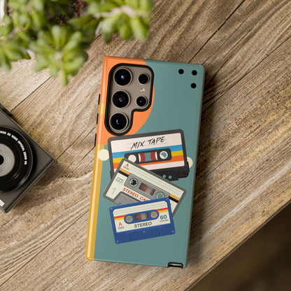 Gen X, Retro Cassettes Mid Mod Smart Phone Tough Cases