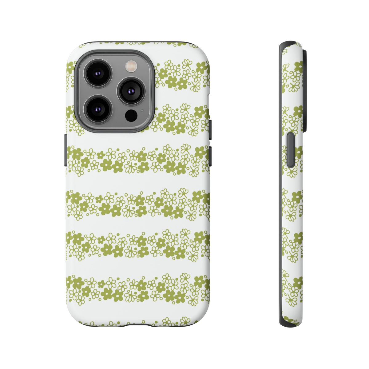 Pyrex Crazy Daisy Spring BlossonFloral Phone Case: Tough Cases with Elegant Green Floral Design, Durable Phone Cover