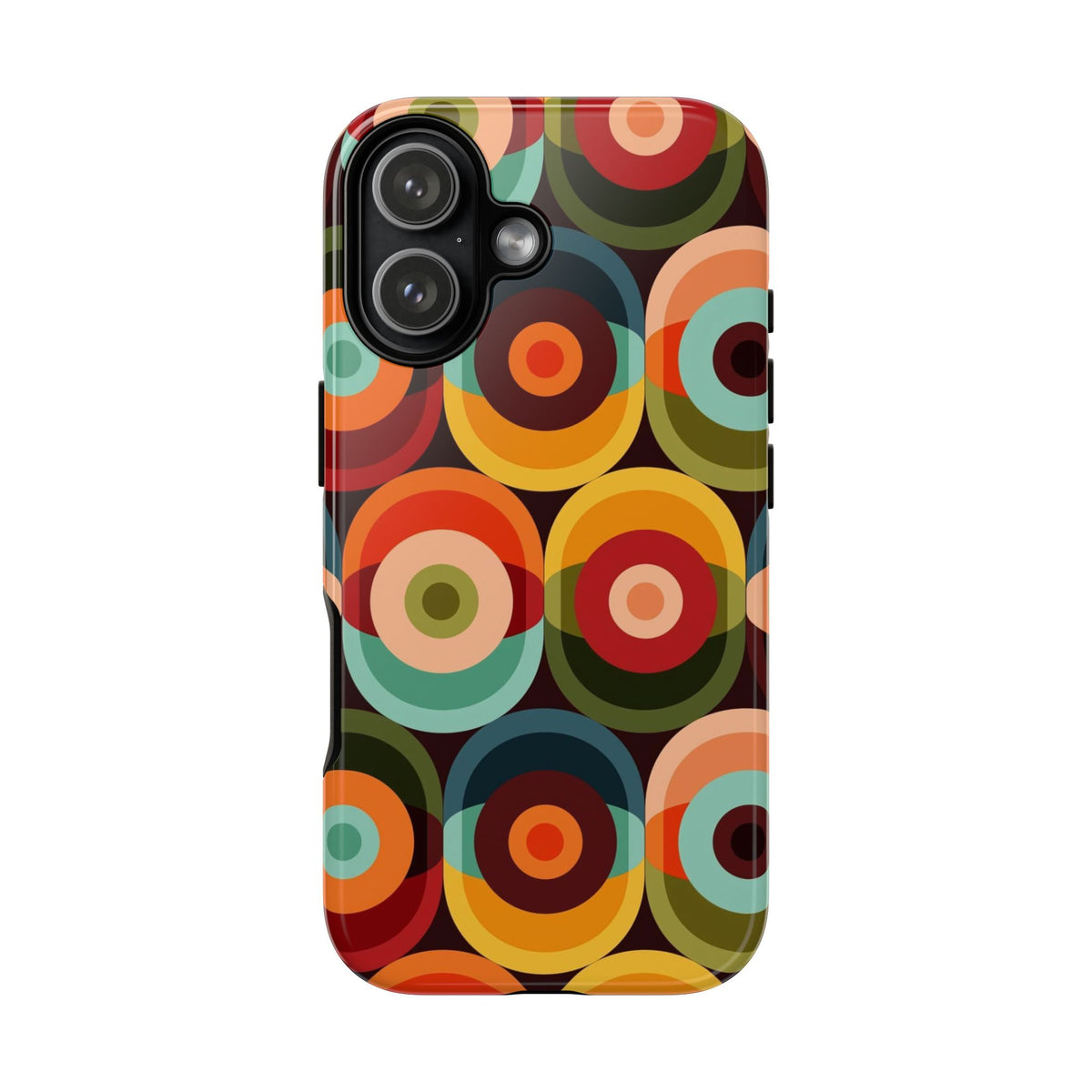 Retro Groovy Space Orb, Funky Fun Tough Phone Case