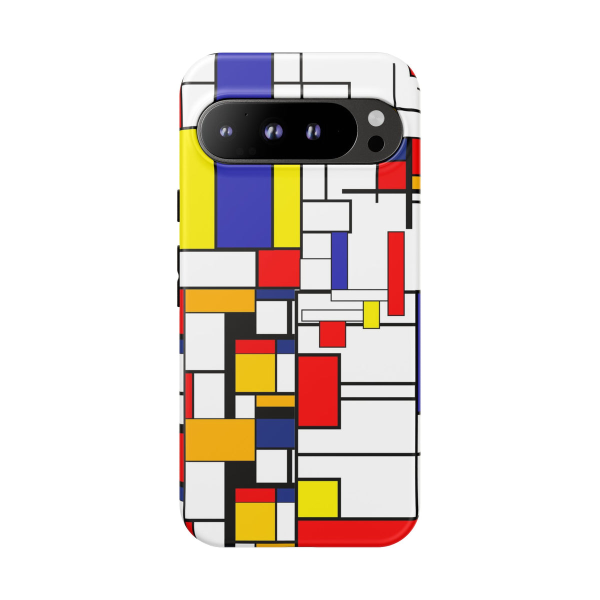 Retro Mod Mondrian, Mid Century Modern Style Tough Phone Case - Mid Century Modern Gal