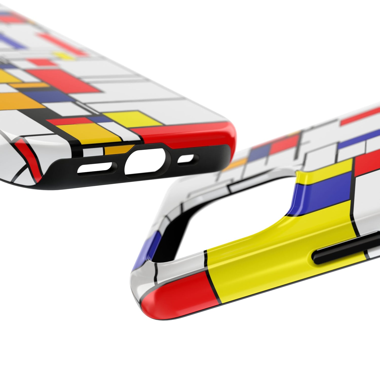 Retro Mod Mondrian, Mid Century Modern Style Tough Phone Case