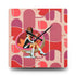 60s Mod Gal Retro Atomic Martini Cocktail Mid Century Modern Wall Clock - Mid Century Modern Gal