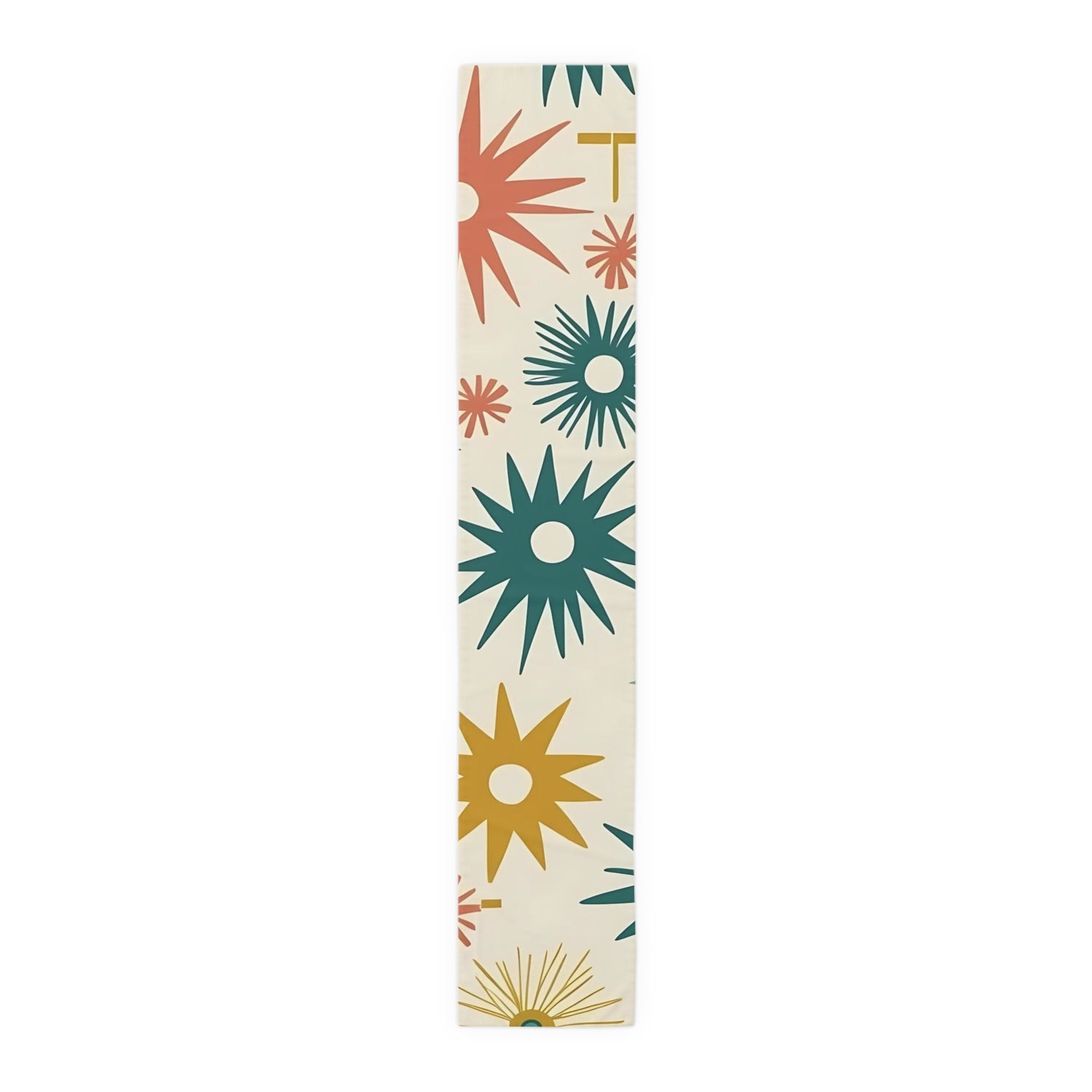 Atomic Starburst Retro Mid Mod Table Runner - Mid Century Modern Gal