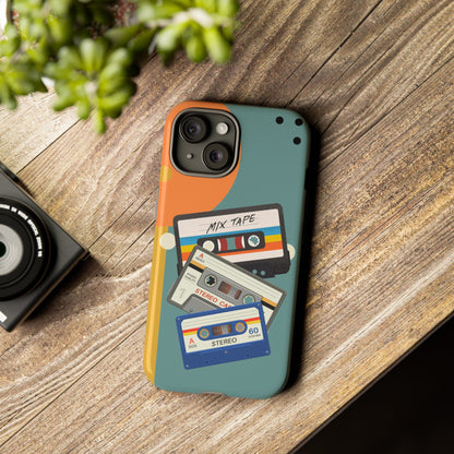 Gen X, Retro Cassettes Mid Mod Smart Phone Tough Cases