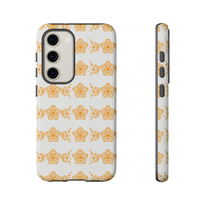 Pyrex Golden Butterfly Floral Phone Case, Tough Cases for Stylish Protection, Gift for Her, Durable, Trendy Floral Design, Cell Phone Cover