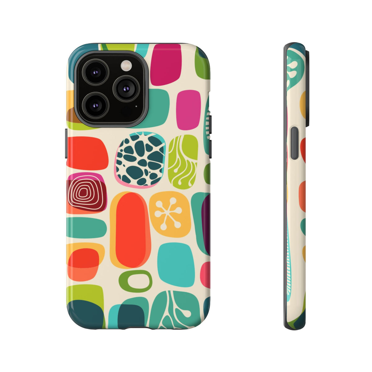 Mid Century Modern Amoeba Designed Tough Phone Case