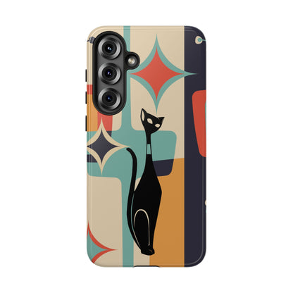 Atomic Cat, Sexton Cat, Mid Mod, Retro Geometric, Starburst Tough Phone Cases