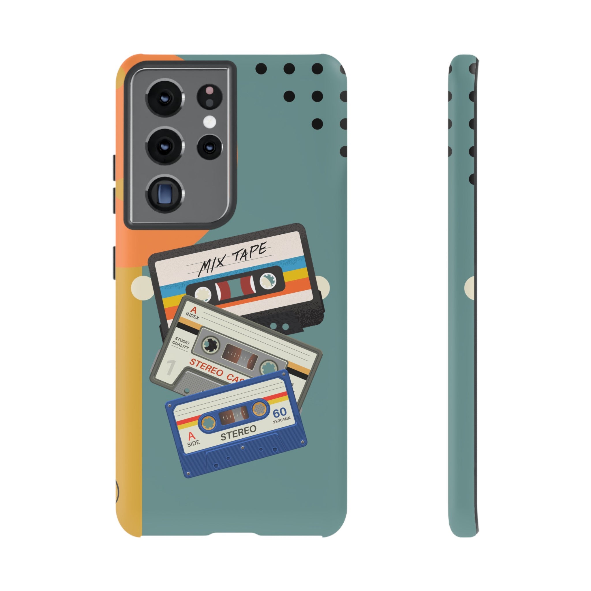 Gen X, Retro Cassettes Mid Mod Smart Phone Tough Cases