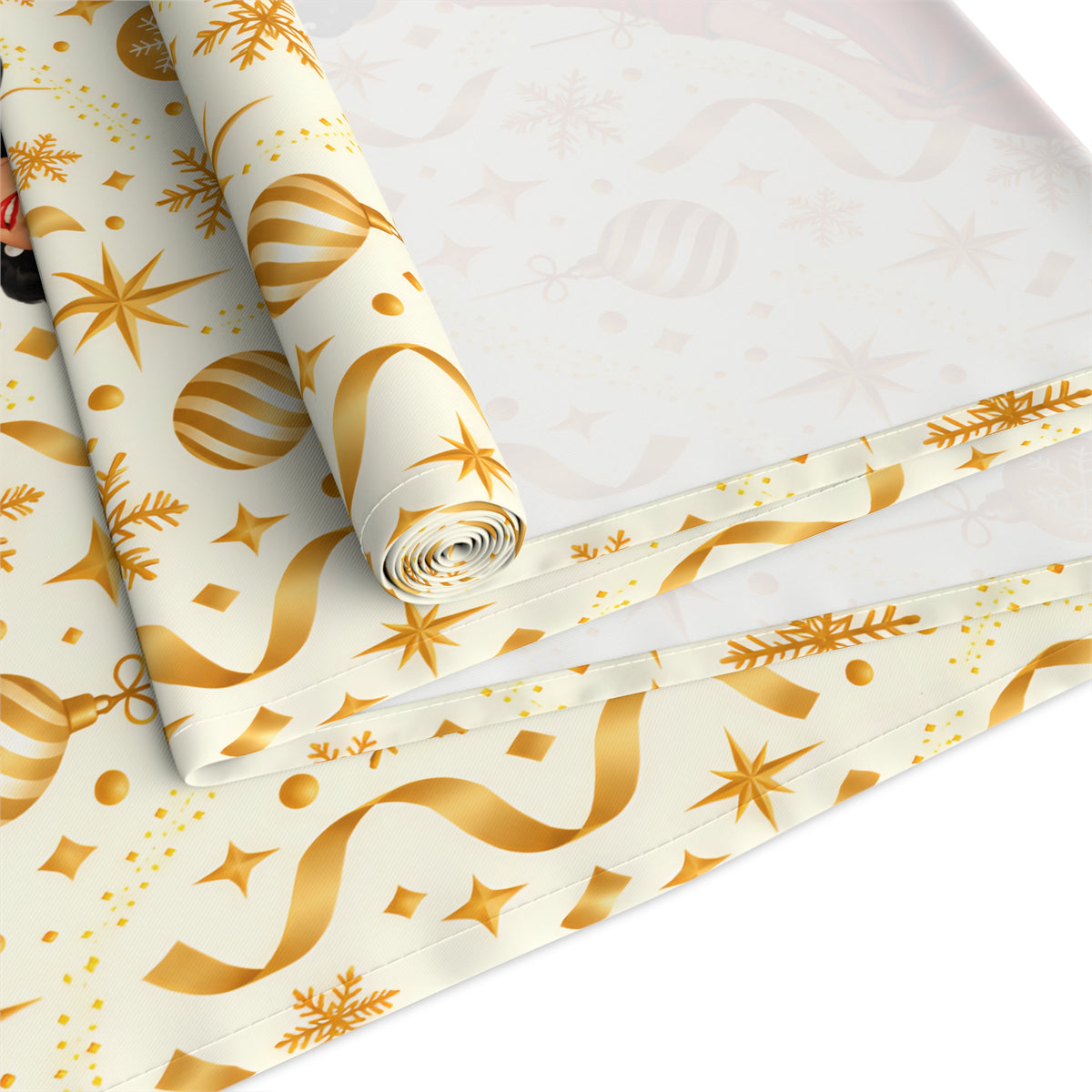 Mid Century Modern Christmas Martini Gal Table Runner