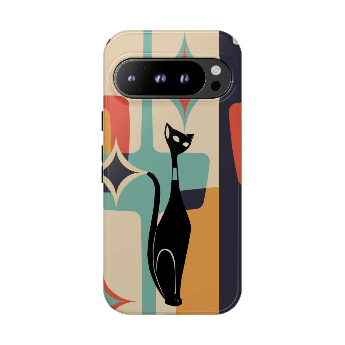 Atomic Cat, Sexton Cat, Mid Mod, Retro Geometric, Starburst Tough Phone Cases