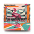 Retro Palm Springs Flamingo Wall Clock - Fun Home Decor for Beach Lovers, Gift for Housewarming, Summer Vibes - Mid Century Modern Gal