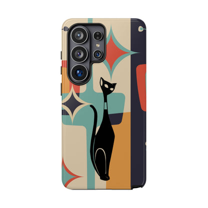Atomic Cat, Sexton Cat, Mid Mod, Retro Geometric, Starburst Tough Phone Cases