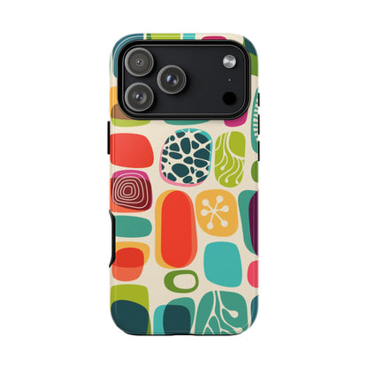 Mid Century Modern Amoeba Designed Tough Phone Case