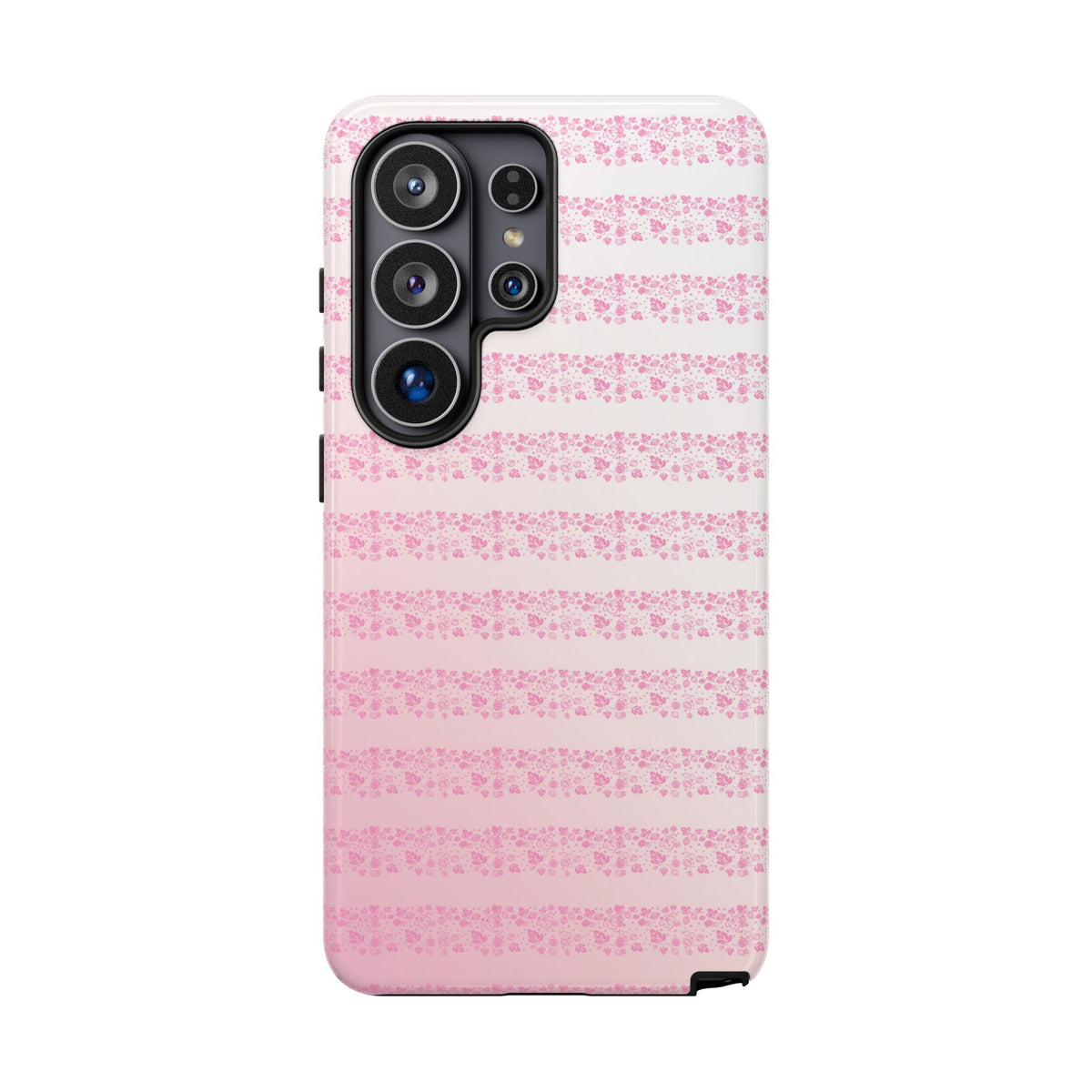 Pink Pyrex Gooseberry Striped Phone Case, Stylish Phone Cover, Tough Protective Case, Cute Cell Phone Case, Trending Gift for Her