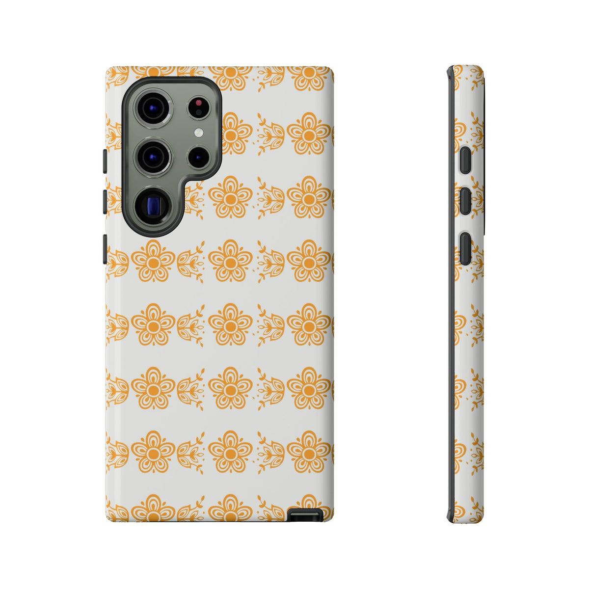 Pyrex Golden Butterfly Floral Phone Case, Tough Cases for Stylish Protection, Gift for Her, Durable, Trendy Floral Design, Cell Phone Cover