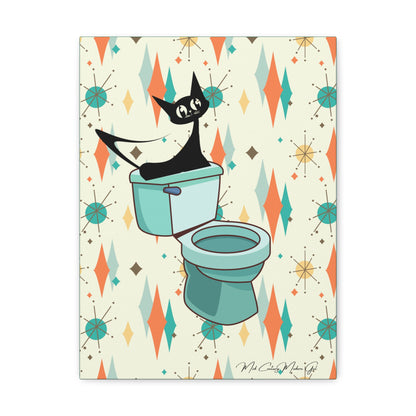Retro Bathroom, Atomic Cat, Franciscan Starburst 50&