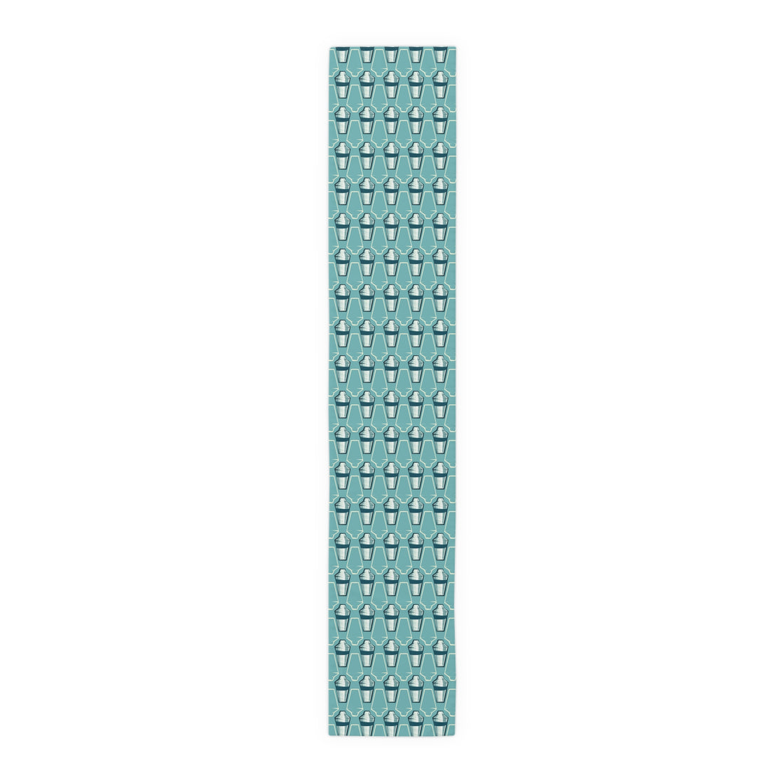 Mid Century Modern Barware Martini Shaker Modern Table Runner - Mid Century Modern Gal