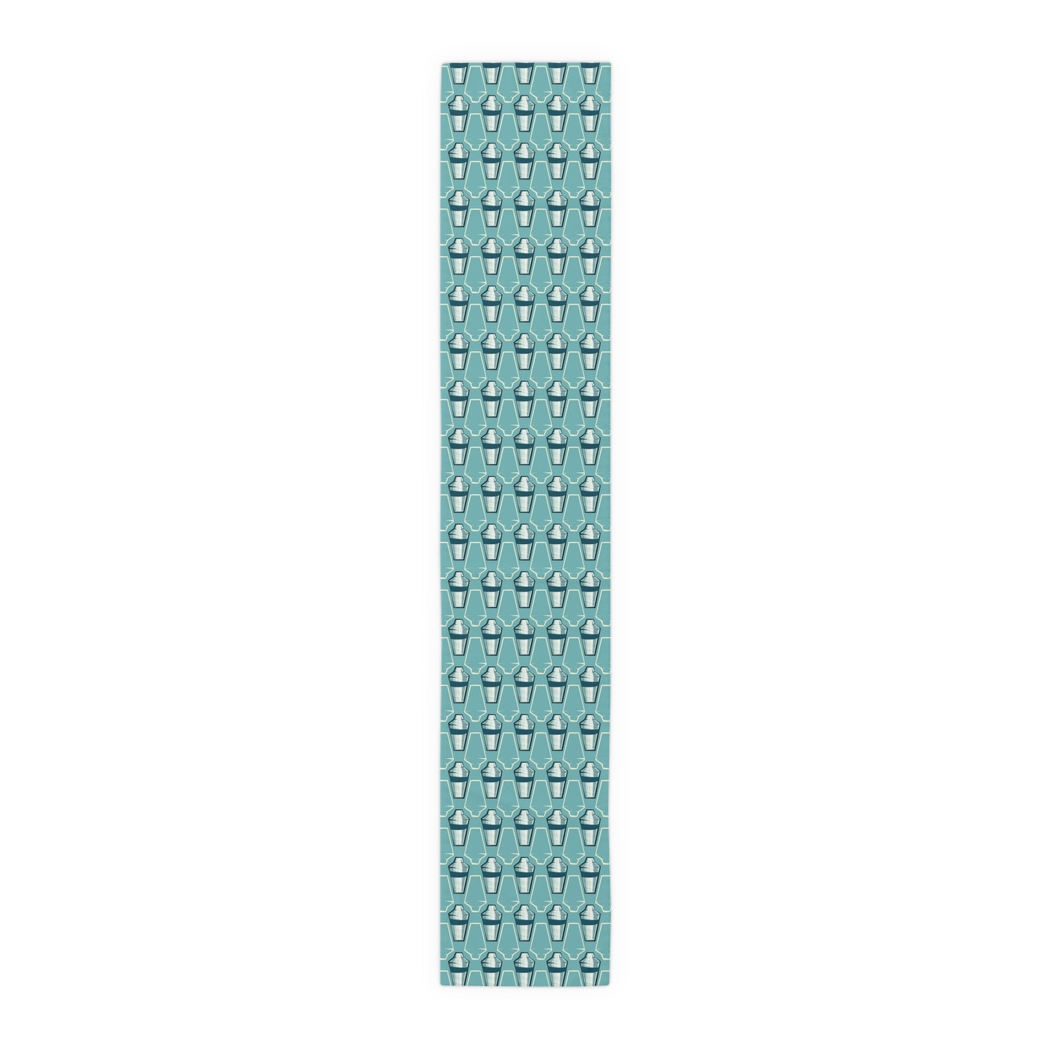 Mid Century Modern Barware Martini Shaker Modern Table Runner - Mid Century Modern Gal