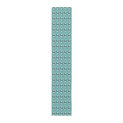 Mid Century Modern Barware Martini Shaker Modern Table Runner - Mid Century Modern Gal