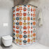 Scandinavian Modern Danish Vintage Floral Shower Curtain - Boho Home Decor for Bright and Cheerful Bathrooms - Mid Century Modern Gal