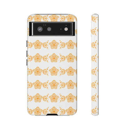 Pyrex Golden Butterfly Floral Phone Case, Tough Cases for Stylish Protection, Gift for Her, Durable, Trendy Floral Design, Cell Phone Cover