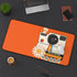 Hip Desk Mat, Focus On The Good, Retro Camera, Flower Power 70&