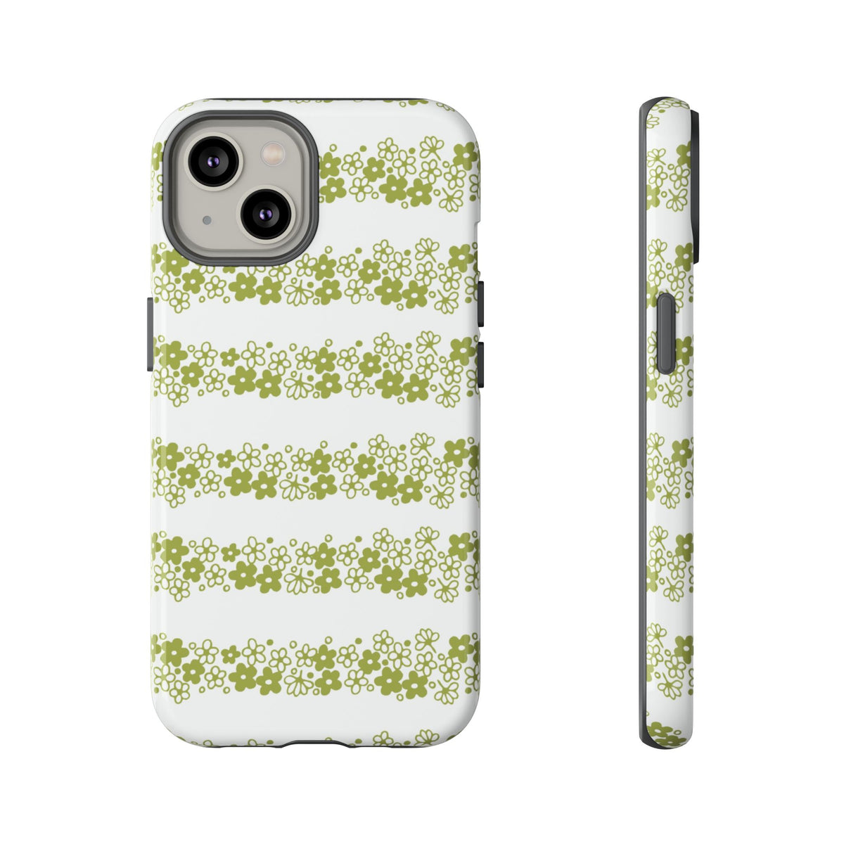 Pyrex Crazy Daisy Spring BlossonFloral Phone Case: Tough Cases with Elegant Green Floral Design, Durable Phone Cover