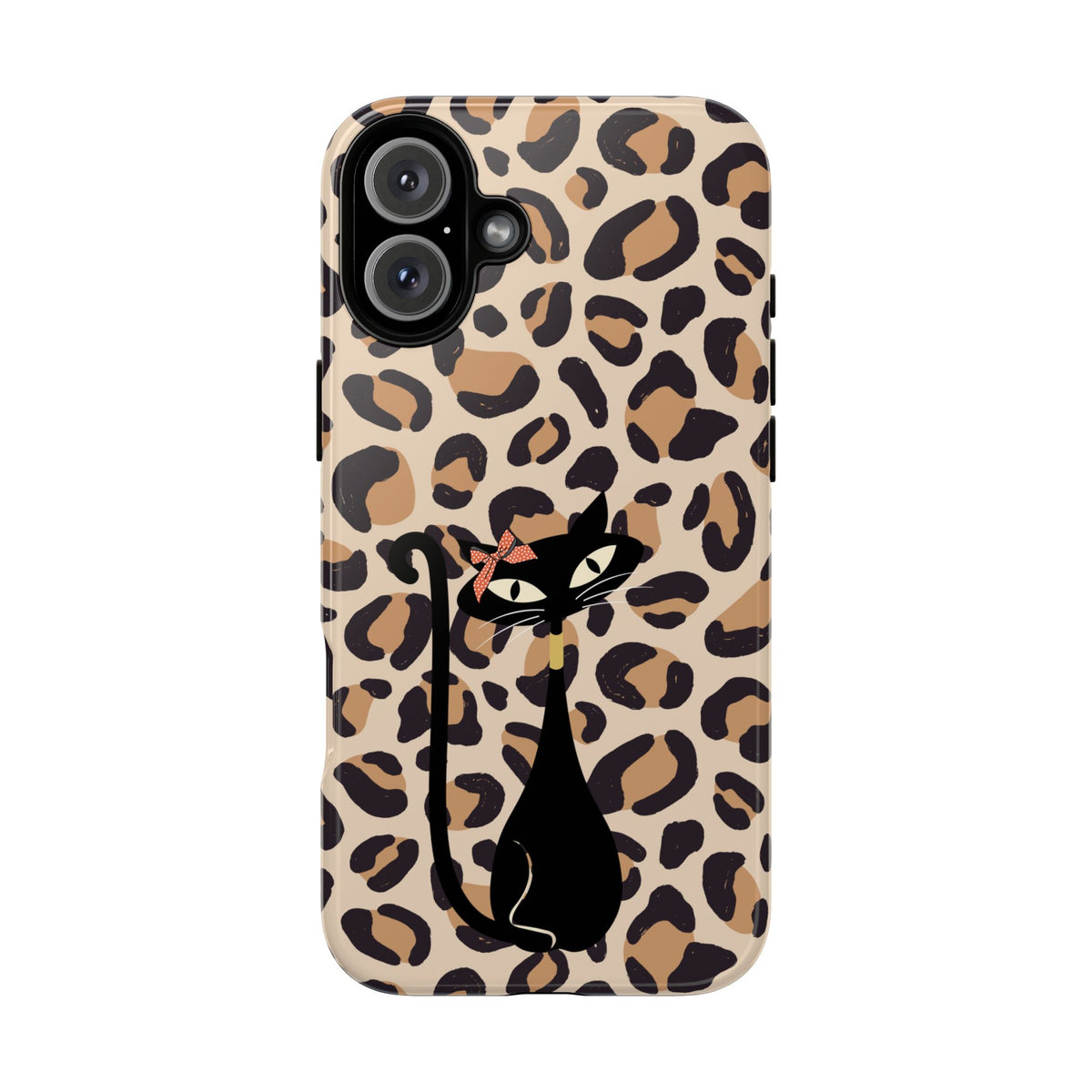 Mid Century Modern 50s Leopard Print, Atomic Cat, Mid Mod Tough Cases - Mid Century Modern Gal