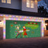 Mid Century Modern Happy Holidays Vintage Christmas Tree Garage Door Banner Backdrop - Mid Century Modern Gal