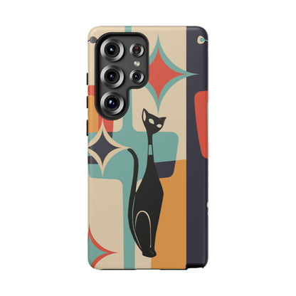 Atomic Cat, Sexton Cat, Mid Mod, Retro Geometric, Starburst Tough Phone Cases